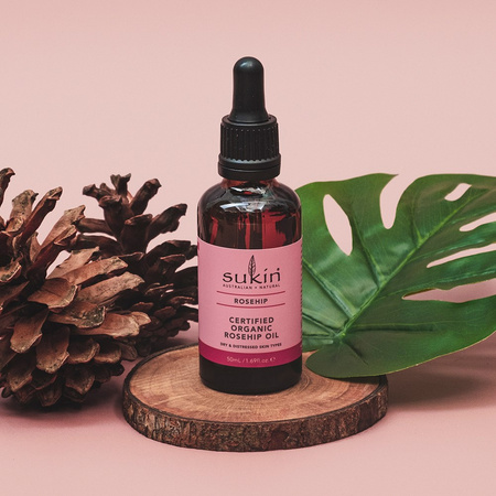 Sukin, ROSEHIP, Certyfikowany naturalny olej z dzikiej róży chilijskiej, 50 ml