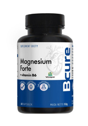 BCure Magnez Forte + Witamina B6 60 kapsułek