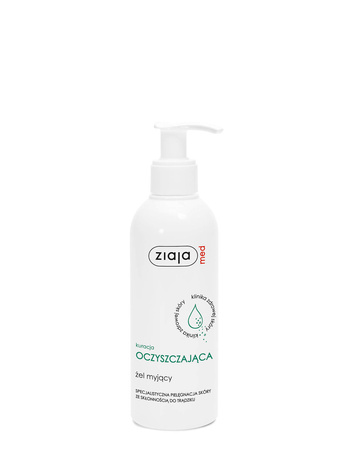 Ziaja Med, Żel myjący, kuracja oczyszczająca − 200 ml