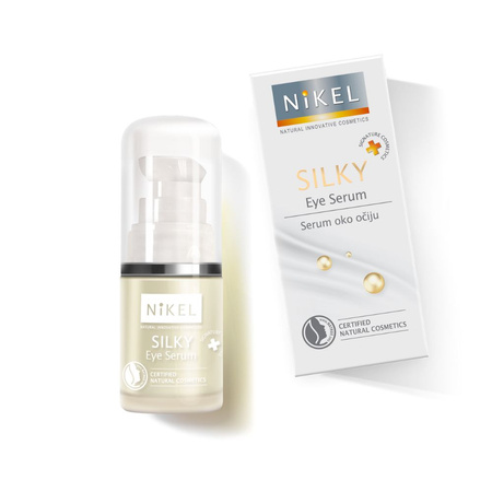 NIKEL, SILKY, Przeciwstarzeniowe serum pod oczy, 15 ml