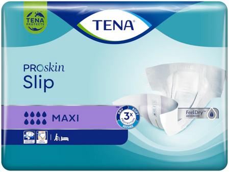 Tena Slip ProSkin Maxi S pieluchomajtki 24 sztuki