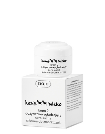 Ziaja, Kozie mleko, Krem 2 odżywczo-wygładzający − 50 ml