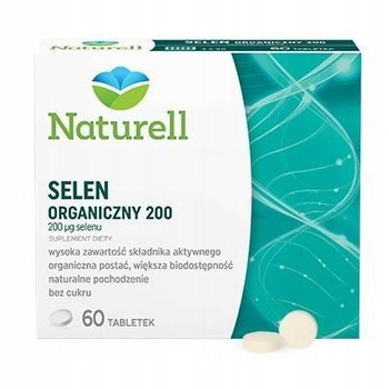 Naturell Selen organiczny 200 60 tabletek