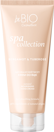 beBIO Spa Collection Odżywczy krem do rąk Bergamot & Tuberose 50ml