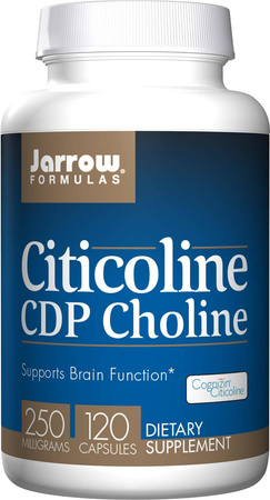 Jarrow Formulas Citicoline CDP Choline, Cytykolina wsparcie pracy mózgu 120 kaps.