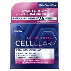 Hyaluron Cellular Filler + Widoczne Ujędrnienie przeciwzmarszczkowy krem na noc 50ml