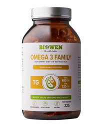 Biowen Omega 3 Family TG 720 mg EPA 480 mg DHA 225 kaps.