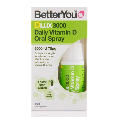 BetterYou − DLUX 3000 Witamina D w sprayu − 15 ml