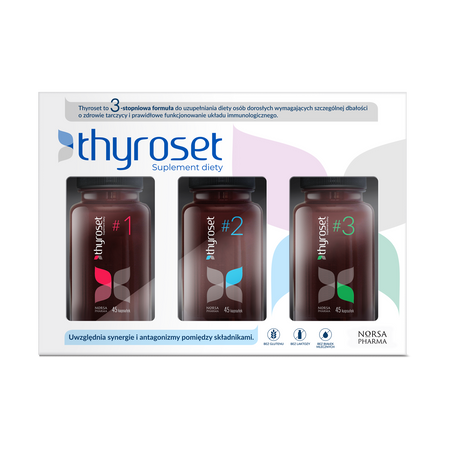 Norsa Pharma Thyroset zestaw 3x 45 kaps.