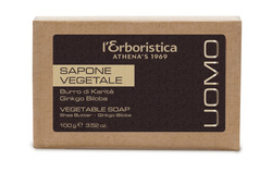 L'Erboristica - Mydło rośinne Uomo Classic z masłem Shea i miłorzębem japońskim 100 g