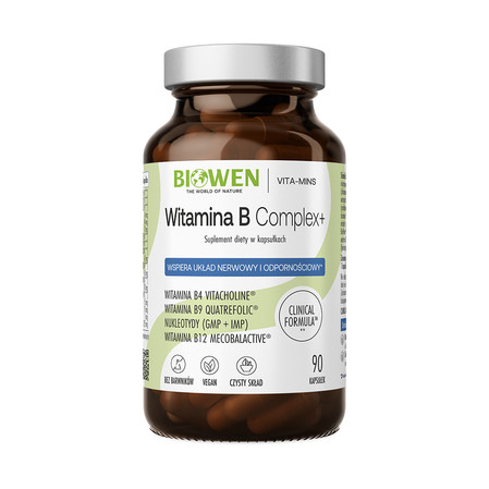 Biowen Witamina B Complex+ 90 kaps.