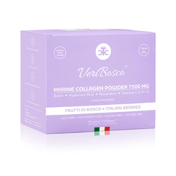 VeriBosco Marine Collagen kolagen morski 7500mg 30 saszetek smak owoce leśne
