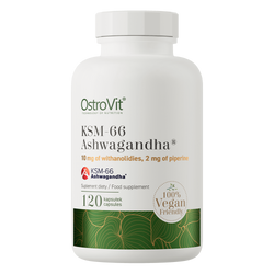 OstroVit KSM-66 Ashwagandha® VEGE 120 kapsułek