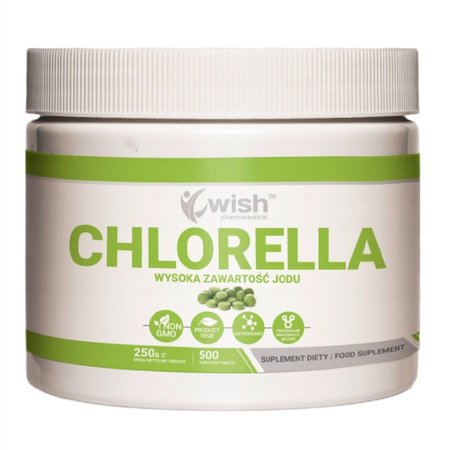 Wish Chlorella 500 mg - 500 tabl.