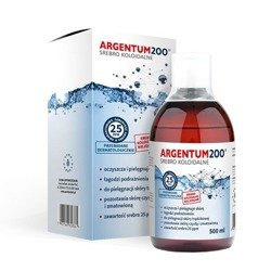 Aura Herbals, Argentum200 tonik (25 ppm) srebro Koloidalne, 500 ml