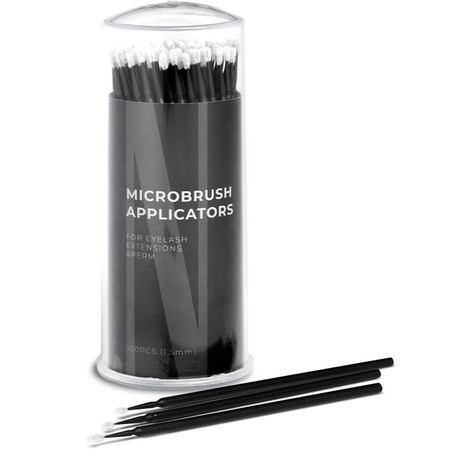 Microbrush Applicators bezwłókienkowe aplikatory do rzęs 1.5mm 100szt.