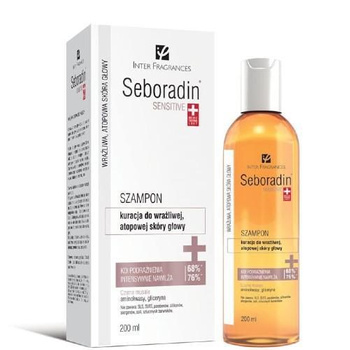 Seboradin Sensitive szampon kuracja do wrażliwej, atopowej skóry głowy 200 ml