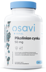 OSAVI Pikolinian cynku 50 mg 180 kaps.
