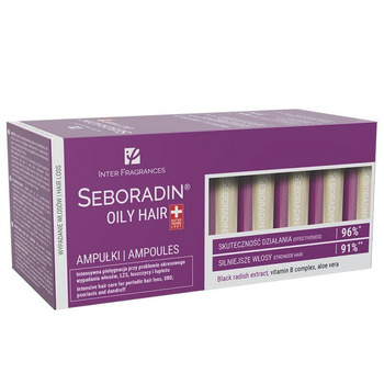 Seboradin Oily Hair przeciw wypadaniu włosów 14 ampułek x 5,5 ml