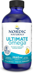 Nordic Naturals Ultimate Omega 3 kwasy Omega 3 2840 mg kwasy EPA i DHA 119 ml smak cytryna