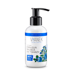 Vianek, Nawilżająca emulsja myjąca do twarzy, 150 ml