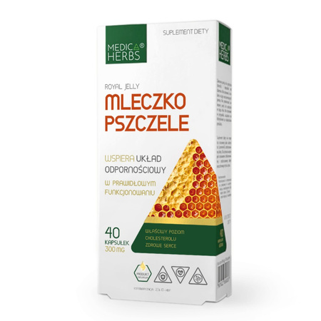 Medica Herbs Mleczko Pszczele 40 kaps Royal Jelly