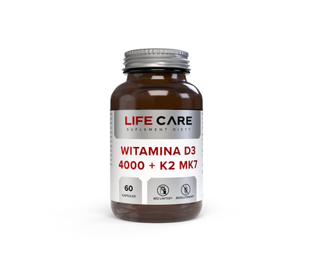Life Care WITAMINA D3 4000 + K2MK7 60 kaps.