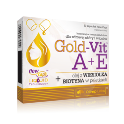 Olimp Labs - Gold-Vit A+E z wiesiołkiem i biotyną 30 kaps.