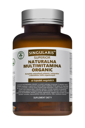 Singularis Superior naturalna multiwitamina Organic 60 kaps.wege