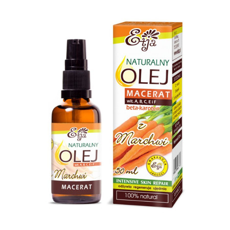 Etja, Naturalny olej z nasion marchwi, MACERAT wit. A, B, C, E i F,  50 ml