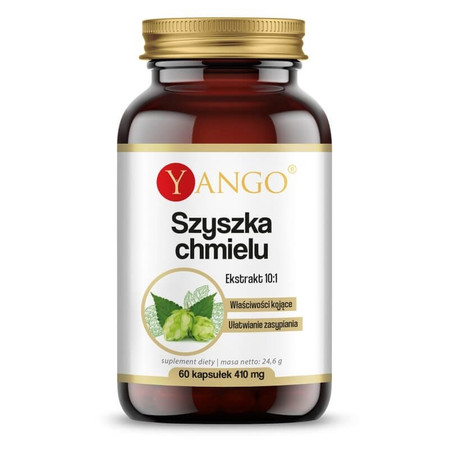 YANGO Szyszka Chmielu – ekstrakt 10:1 na wsparcie w okresie menopauzy 60 kaps.