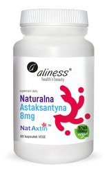 Aliness Naturalna Astaksantyna Nat Axtin 8mg x 60 caps
