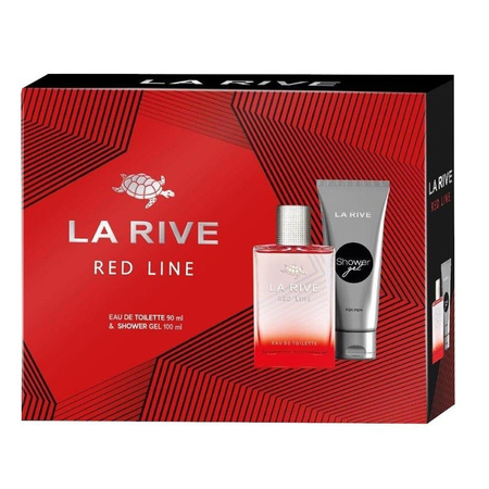 La Rive for Men Zestaw prezentowy Red Line (woda toaletowa 90ml+żel pod prysznic 100ml)