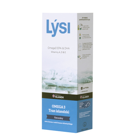 Lysi Tran islandzki Lýsi naturalny olej  240 ml