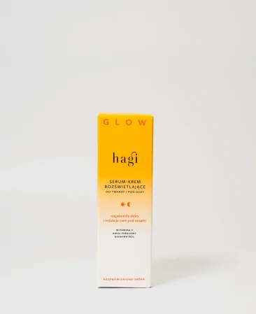 Hagi Glow serum-krem rozświetlające do twarzy i pod oczy na dzień i na noc 30ml