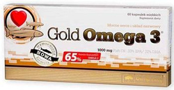Olimp Labs Gold omega 3 - 1000 mg 65% - 60 kaps.