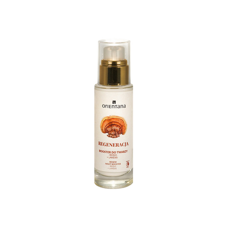 Orientana - Booster do twarzy Regeneracja, reishi i fioletowy ryż - 30 ml