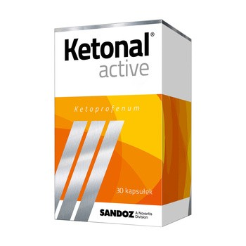 Ketonal Active 50 mg 30 kaps.