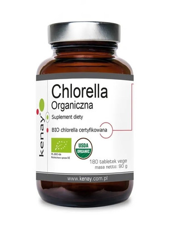 Chlorella Organiczna suplement diety 180 tabletek