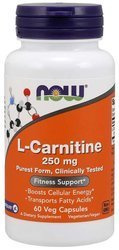 Now Foods − L-Karnityna Carnipure 250 mg − 60 kaps.