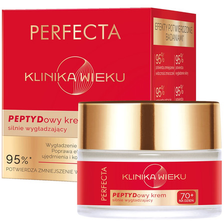 Klinika Wieku peptydowy krem silnie wygładzający na dzień 70+ 50ml