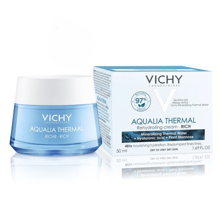 Aqualia Thermal Rich Rehydrating Cream bogaty krem nawilżający do skóry suchej i bardzo suchej 50ml