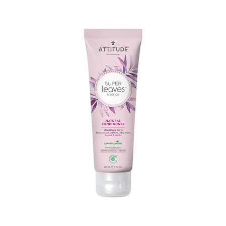 Attitude SUPER LEAVES™, Odżywka nawilżająca do włosów suchych, Quinoa i Jojoba, 240 ml