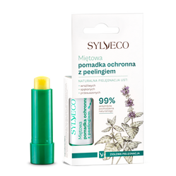 Sylveco − Miętowa pomadka ochronna z peelingiem − 4,6 g