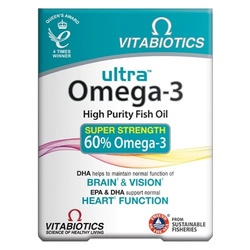 Vitabiotics Ultra Omega-3 High Purity Fish Oils suplement diety 60 kaps.