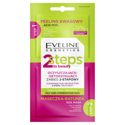 2 Steps to Beauty oczyszczająco-detoksykujący zabieg 2-etapowy 2x4ml