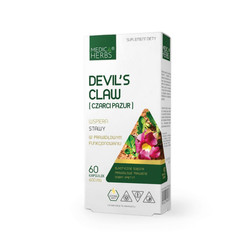 Medica Herbs Devil's Claw (Czarci pazur) na wsparcie stawów 60 kaps.