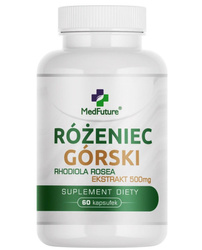 MedFuture Różeniec górski ekstrakt 500mg - 60 kaps.