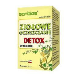 Sanbios Ziołowe oczyszczenie detox 60 T