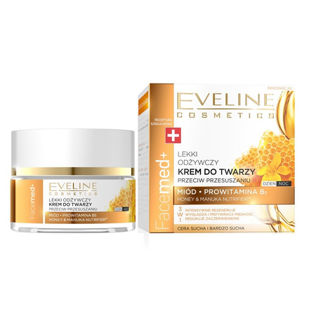 Facemed+ 3w1 lekki odżywczy krem do twarzy przeciw przesuszaniu 50ml